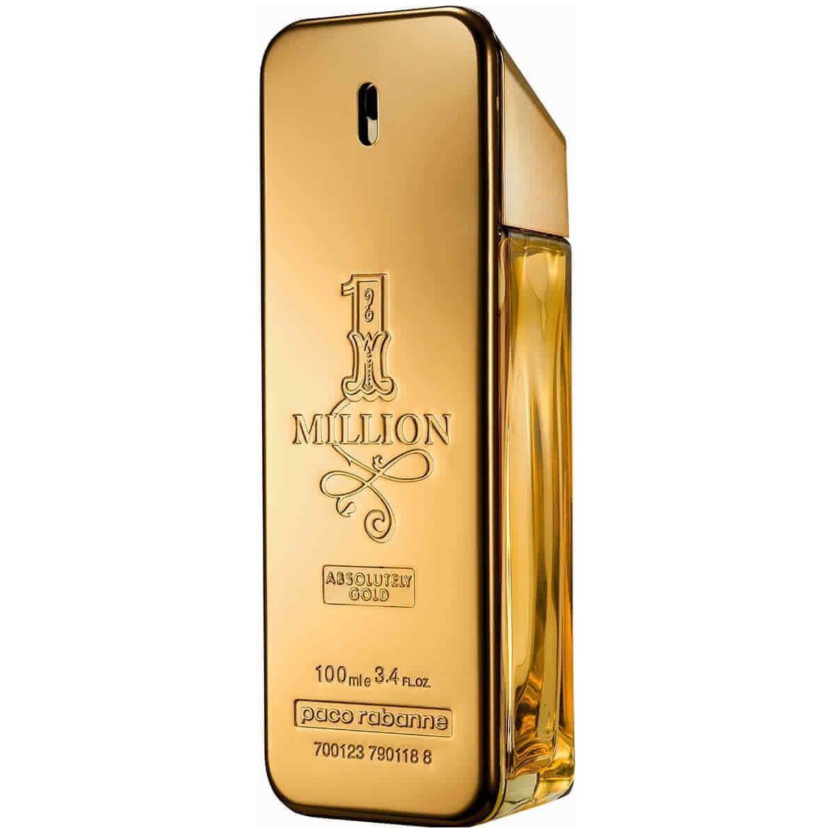 1 MILLION ABSOLUTELY GOLD by Paco Rabanne pure perfume 3.3 / 3.4 oz New Tester