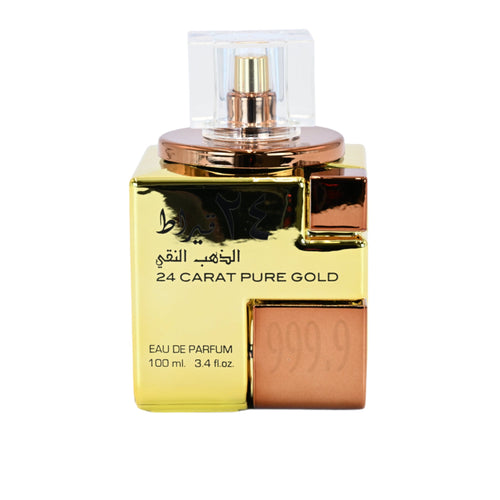 24 Carat Pure Gold by Lattafa perfume for unisex EDP 3.3 / 3.4 oz. New in Box