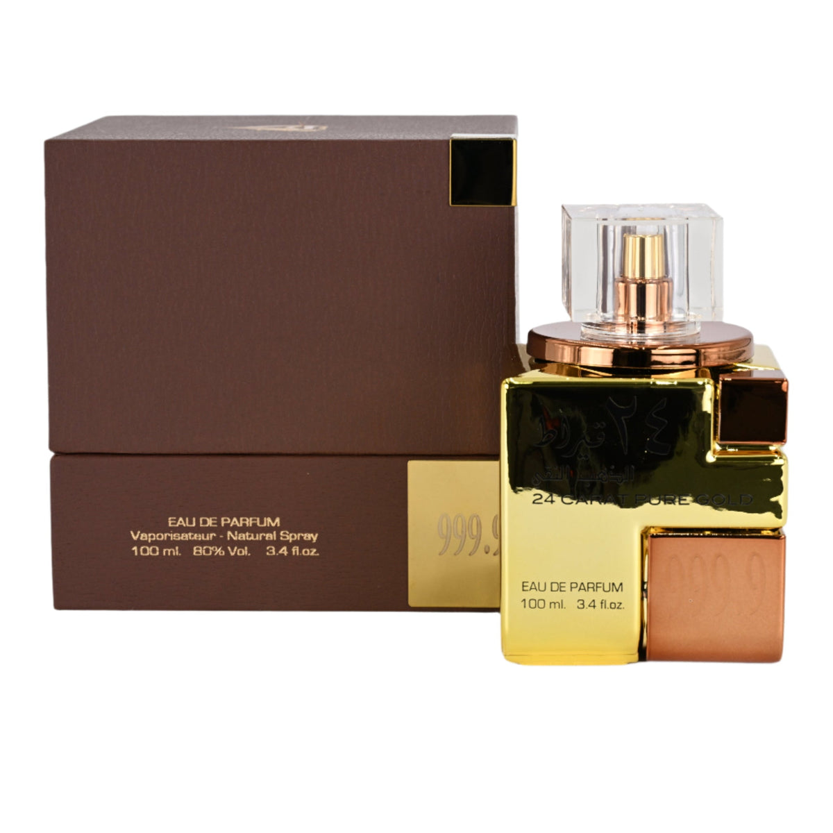 24 Carat Pure Gold by Lattafa perfume for unisex EDP 3.3 / 3.4 oz. New in Box