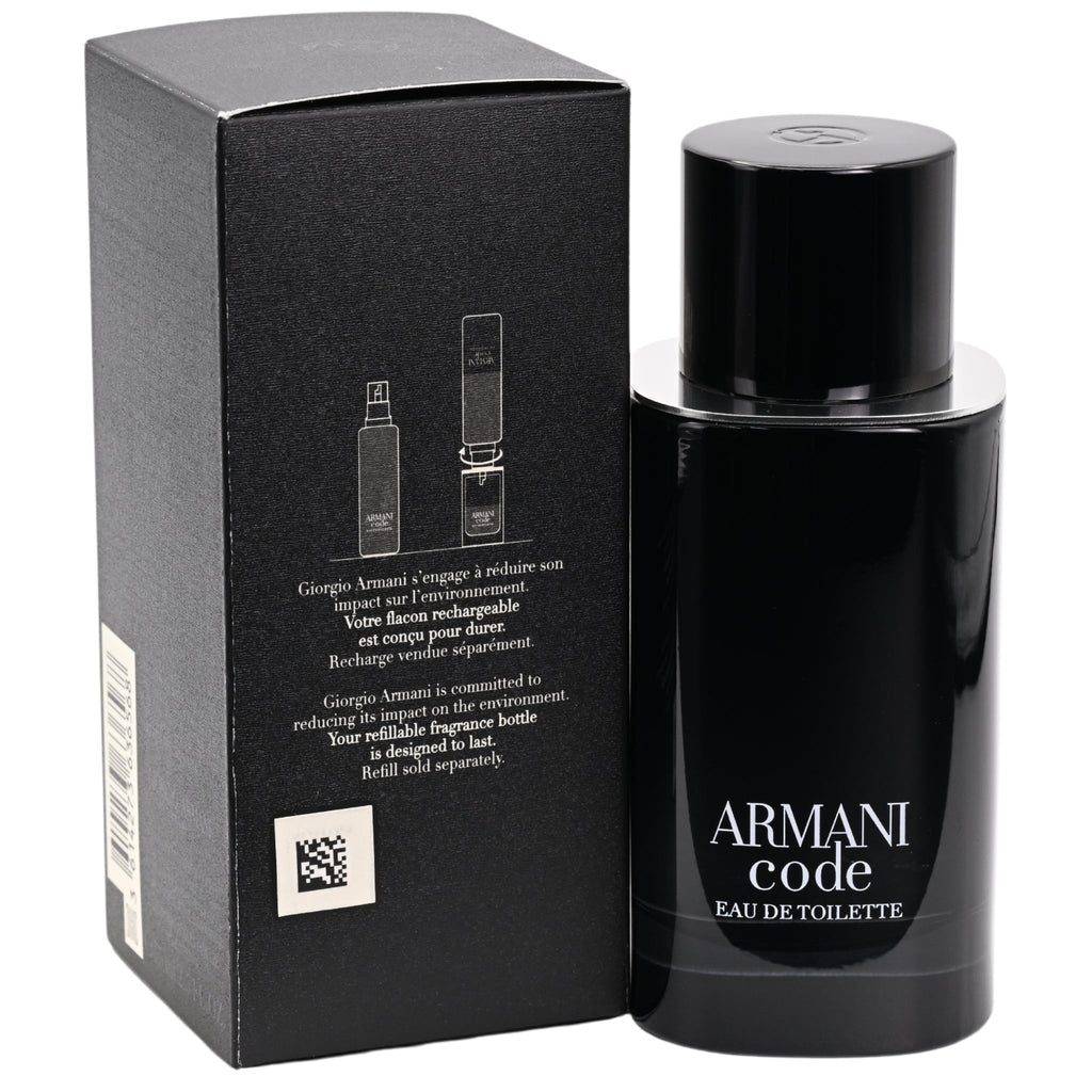 Armani Code (refillable) by Giorgio Armani cologne for men EDT 2.5 oz New in Box