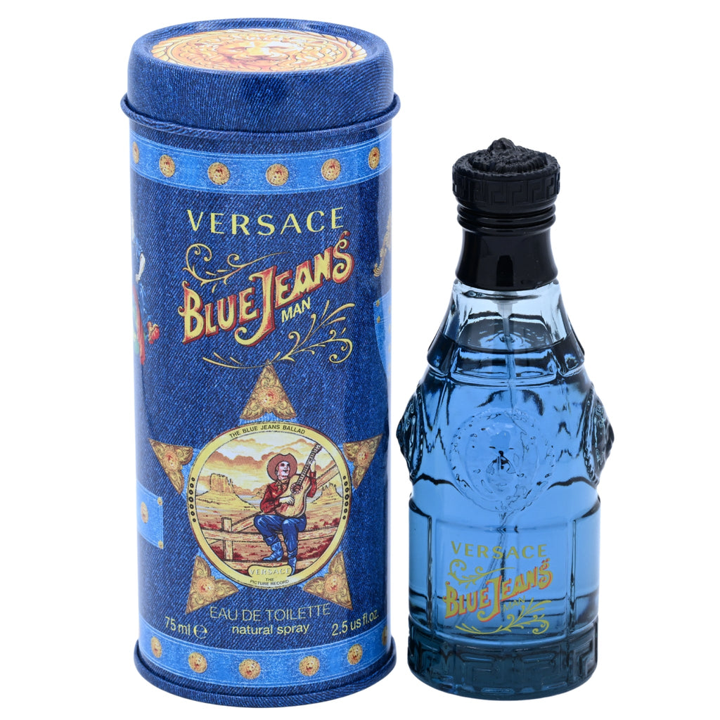Blue Jeans by Versus Gianni Versace 2.5 oz EDT Cologne for Men New IN CAN