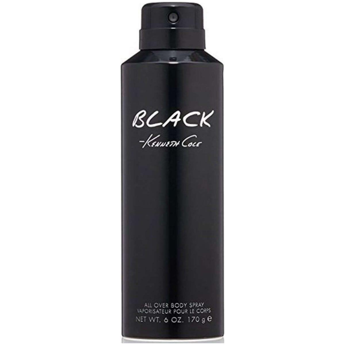 Black by Kenneth Cole men All over body spray 6 oz New