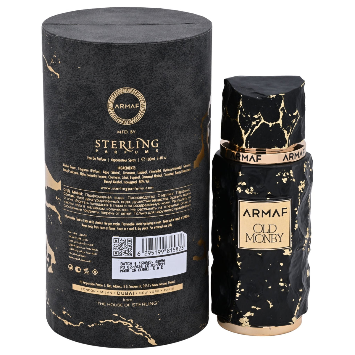Armaf Old Money Eau de Parfum Spray Cologne for Men 3.4 oz New Retail Box
